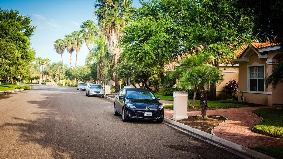 Neighborhood in McAllen, Texas.