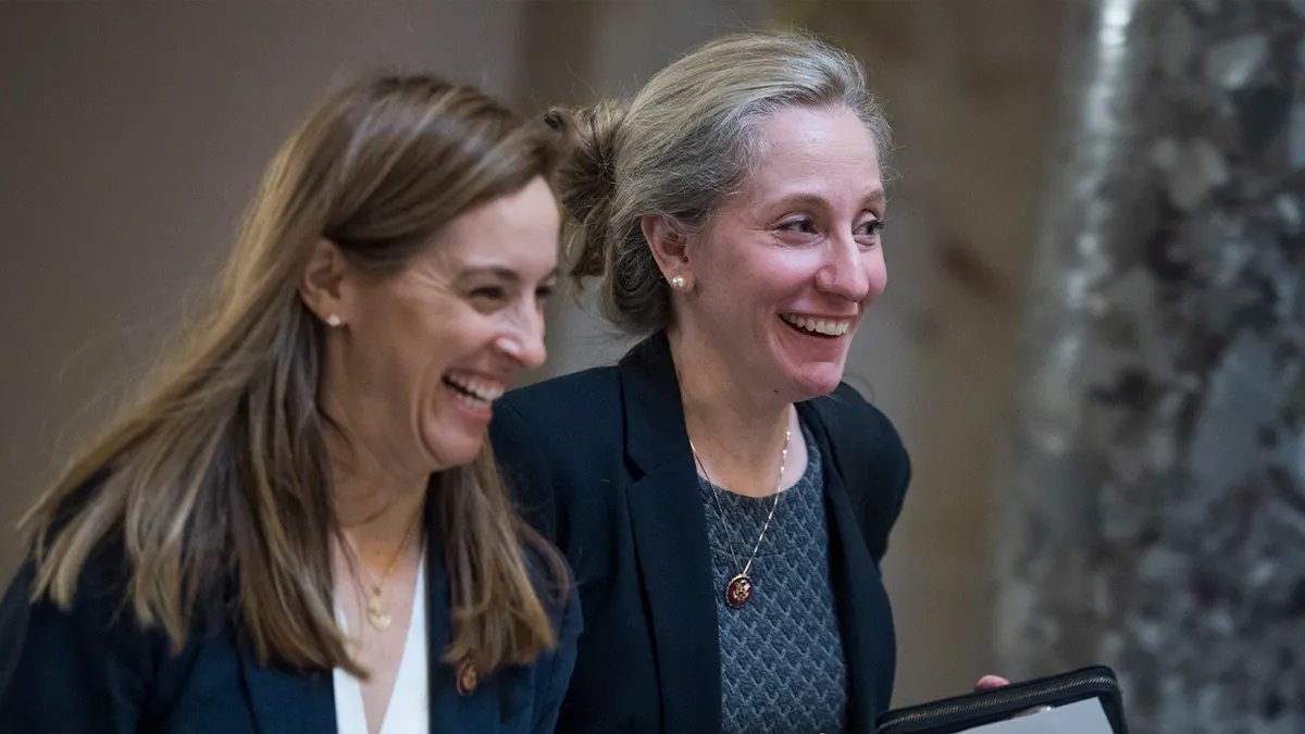 Representatives Sherrill and Spanberger at the US Capitol
