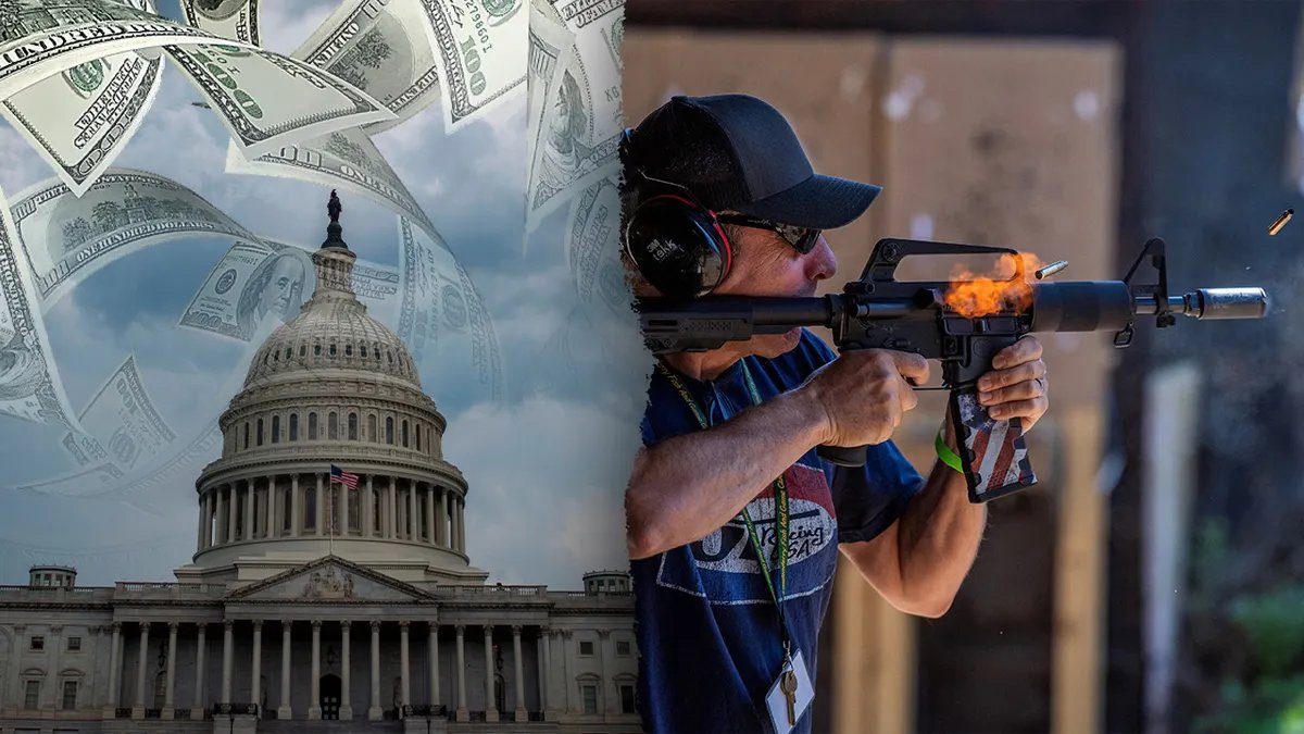 The US Capitol building is next to the shooting range
