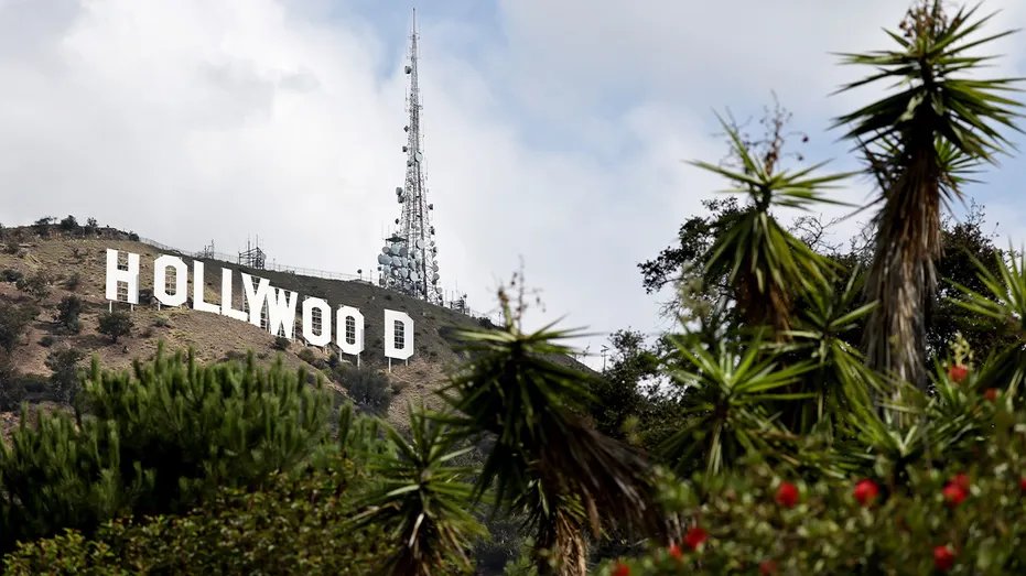 Hollywood sign in California