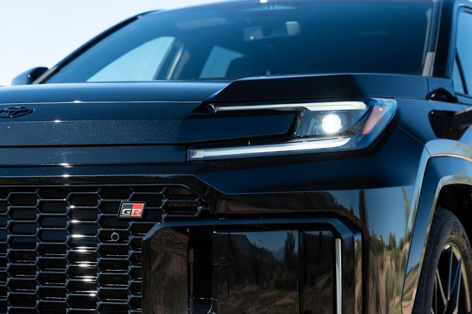 The more aggressive and sporty GR Sport version. 