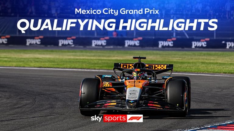 Excerpts from qualifying for the Mexico City Grand Prix.