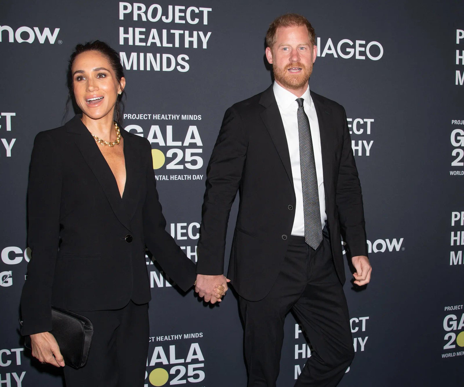 Prince Harry and Meghan Markle attend the third annual Healthy Minds Project gala