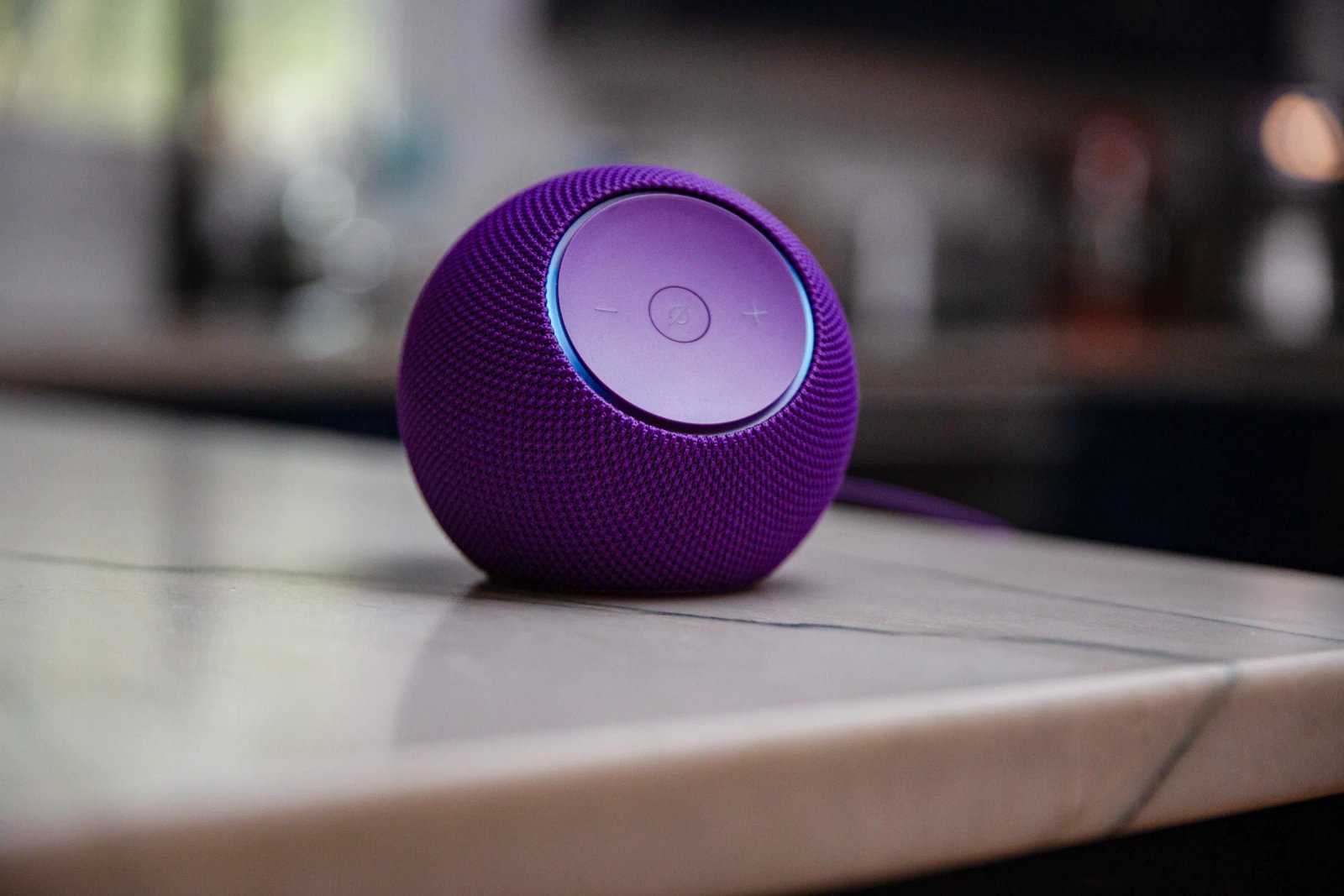 The LED light ring that indicates what Alexa is doing is much more subtle on the new hardware.