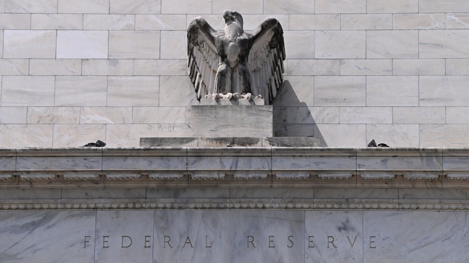 View of a door frame in the Marriner S. Eccles Federal Reserve Building