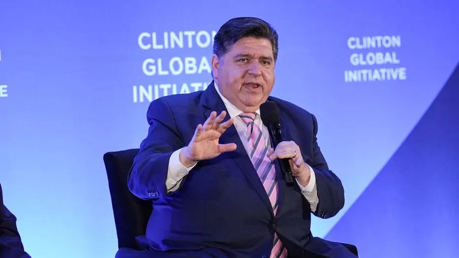 J.B. Pritzker speaks at a Clinton Global Initiative event