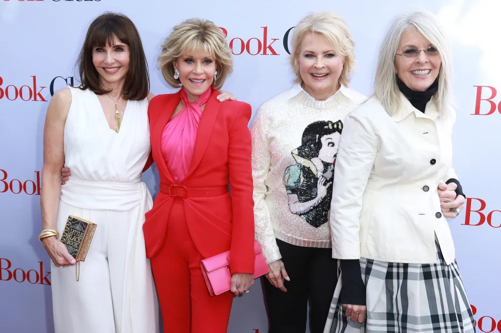 GettyImages-955519636 Book Club Tribute Diane Keaton Mary Steenburgen Candice Bergen Jane Fonda 1