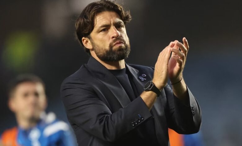 Russell Martin on the brink of being sacked by Rangers.JPG