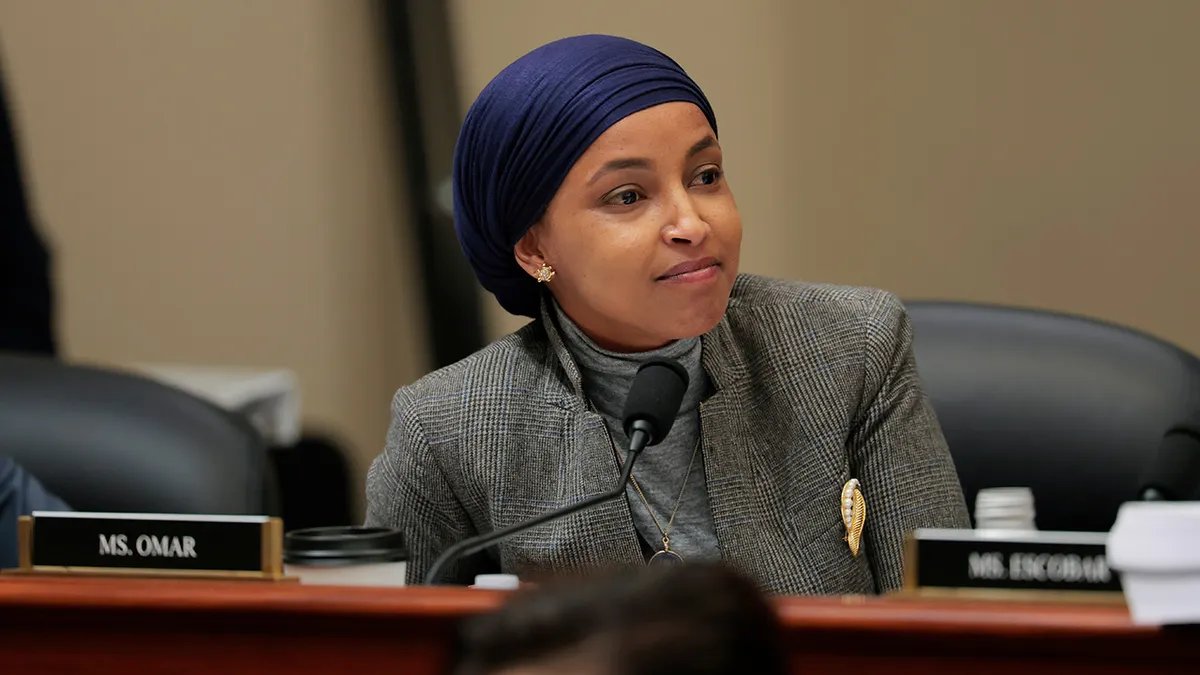 Ilhan Omar at a congressional hearing