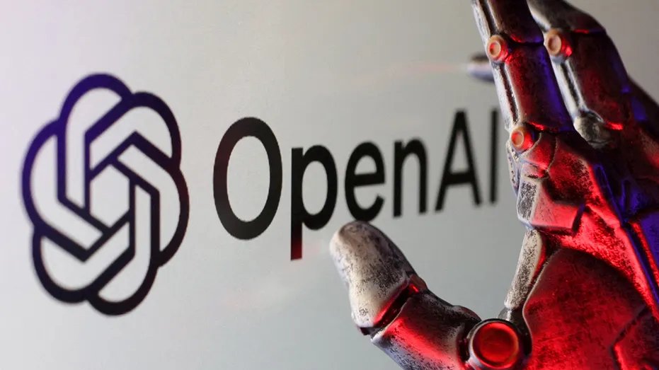 The illustration shows the OpenAI logo