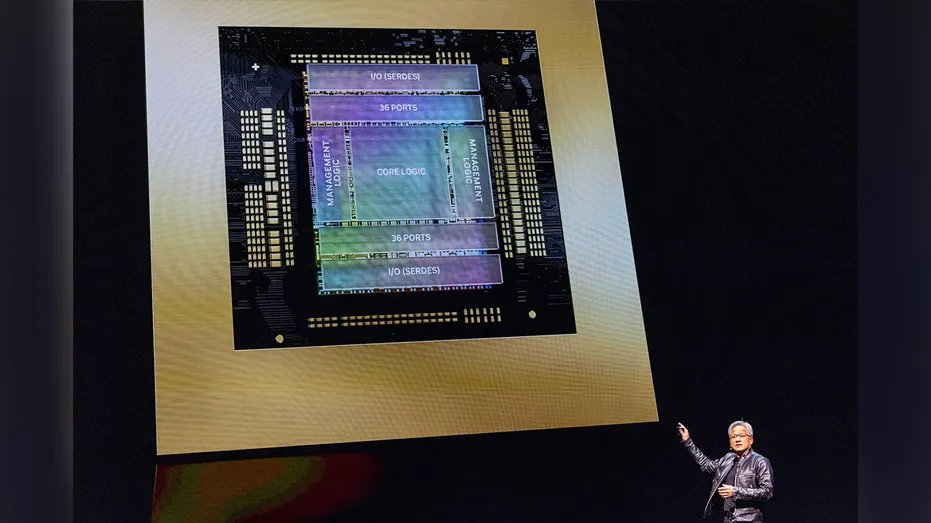 Jensen explains the use of Nvidia chips.