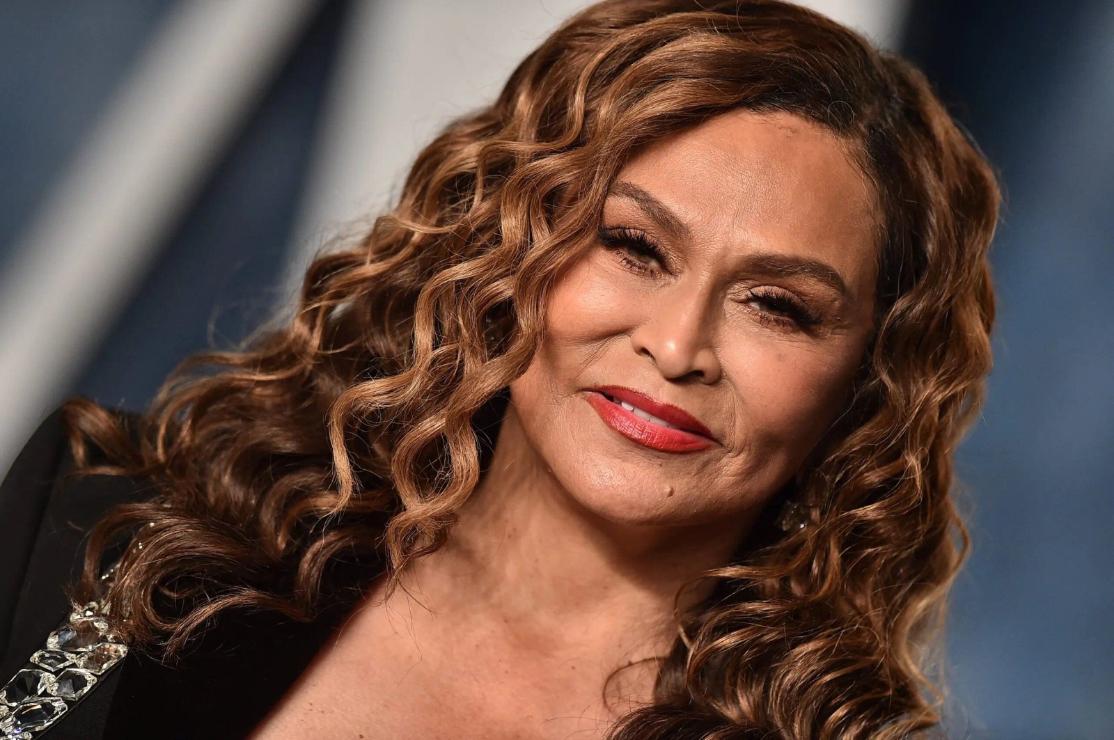 Tina Knowles at the Vanity Fair Oscars Party