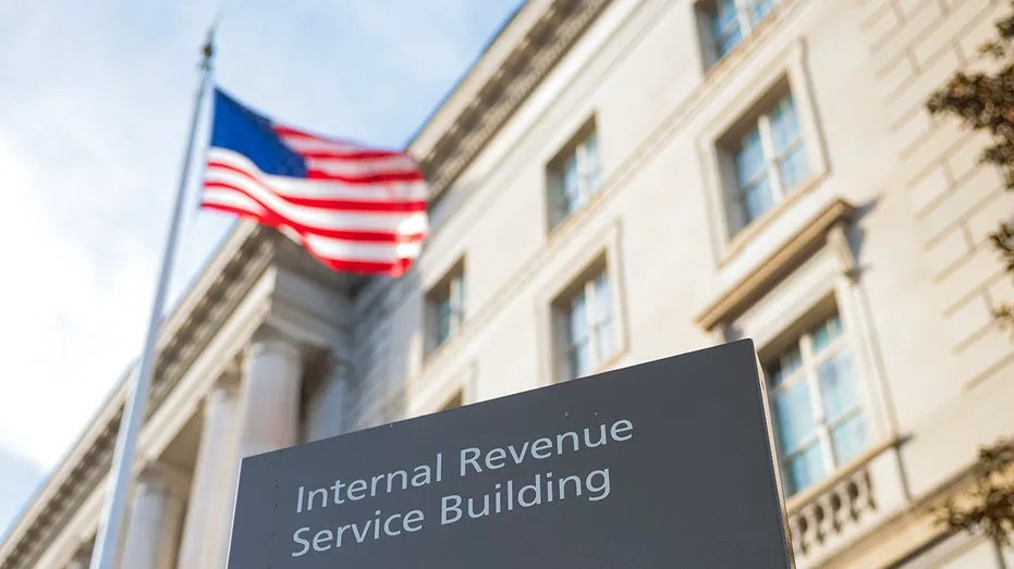 Internal Revenue Service building sign