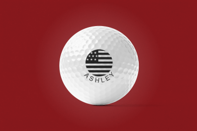 Custom golf ball stanp