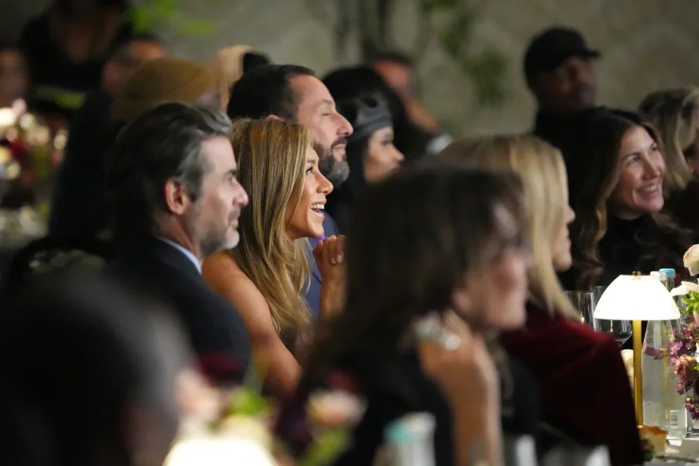 Jennifer Aniston and Jim Curtis have a double date with Adam and Jackie Sandler
