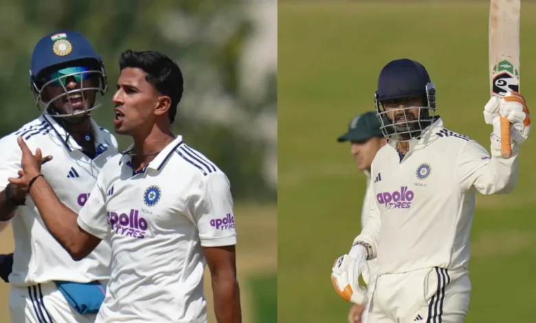 Tanush Kotian Rishabh Pant shine as India A register thrilling.webp.webp