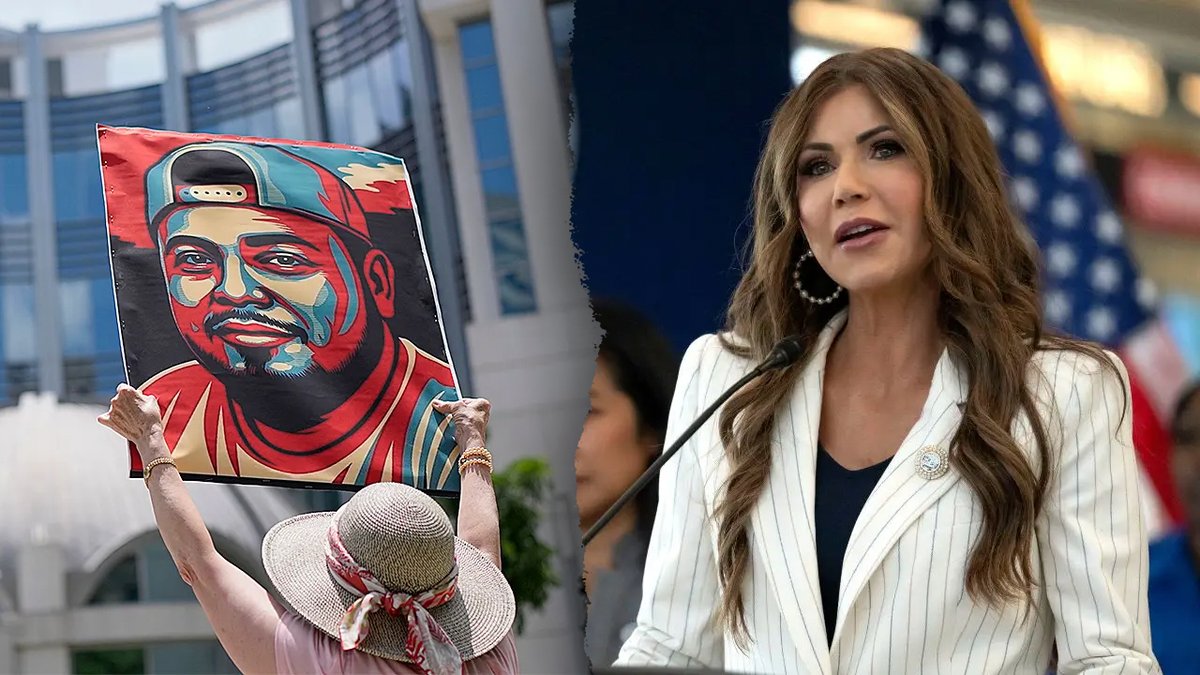 Poster by Abrego Garcia and Kristi Noem