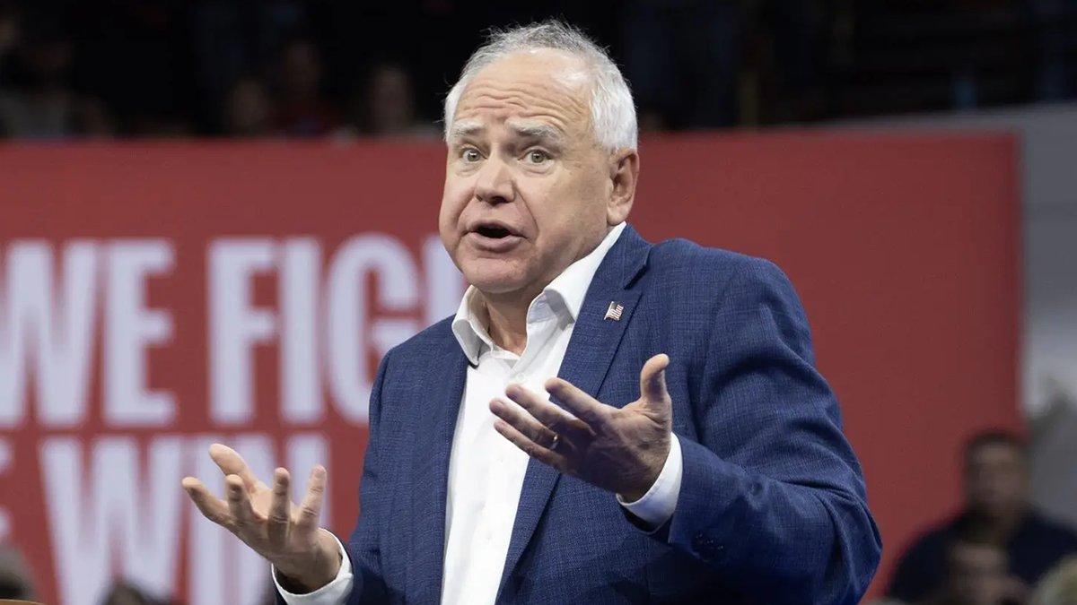 Gov. Tim Walz is confused and shrugs