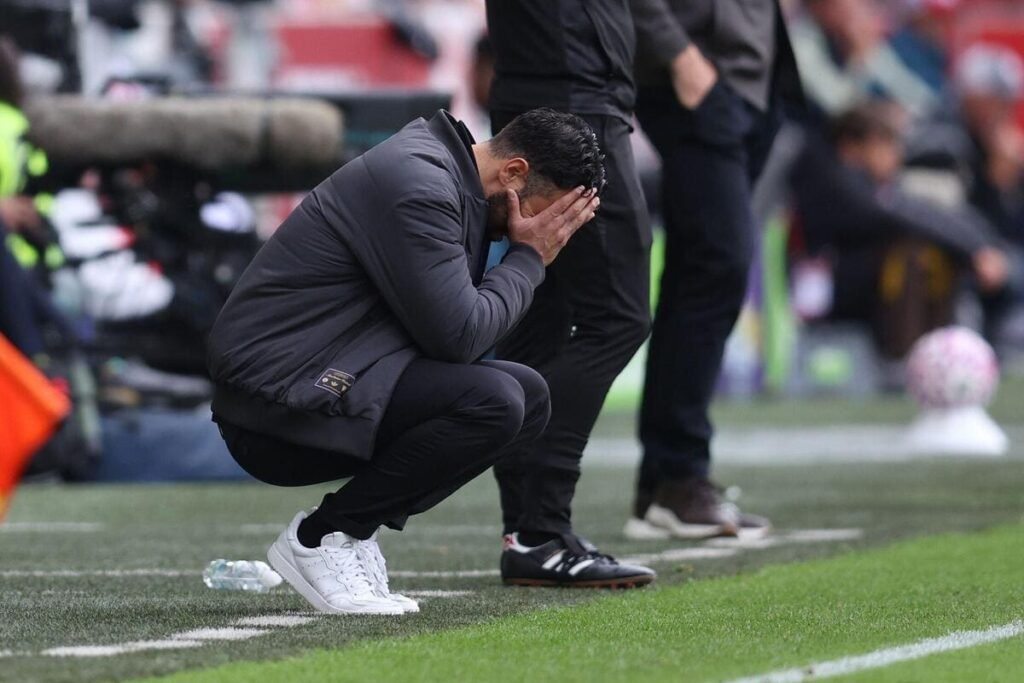 Manchester United coach Ruben Amorim