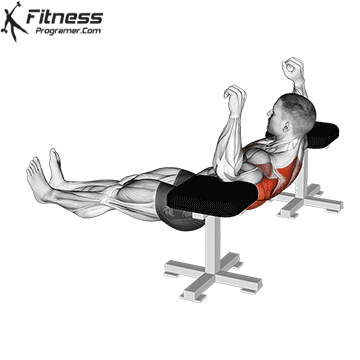 Reverse elbow press exercise