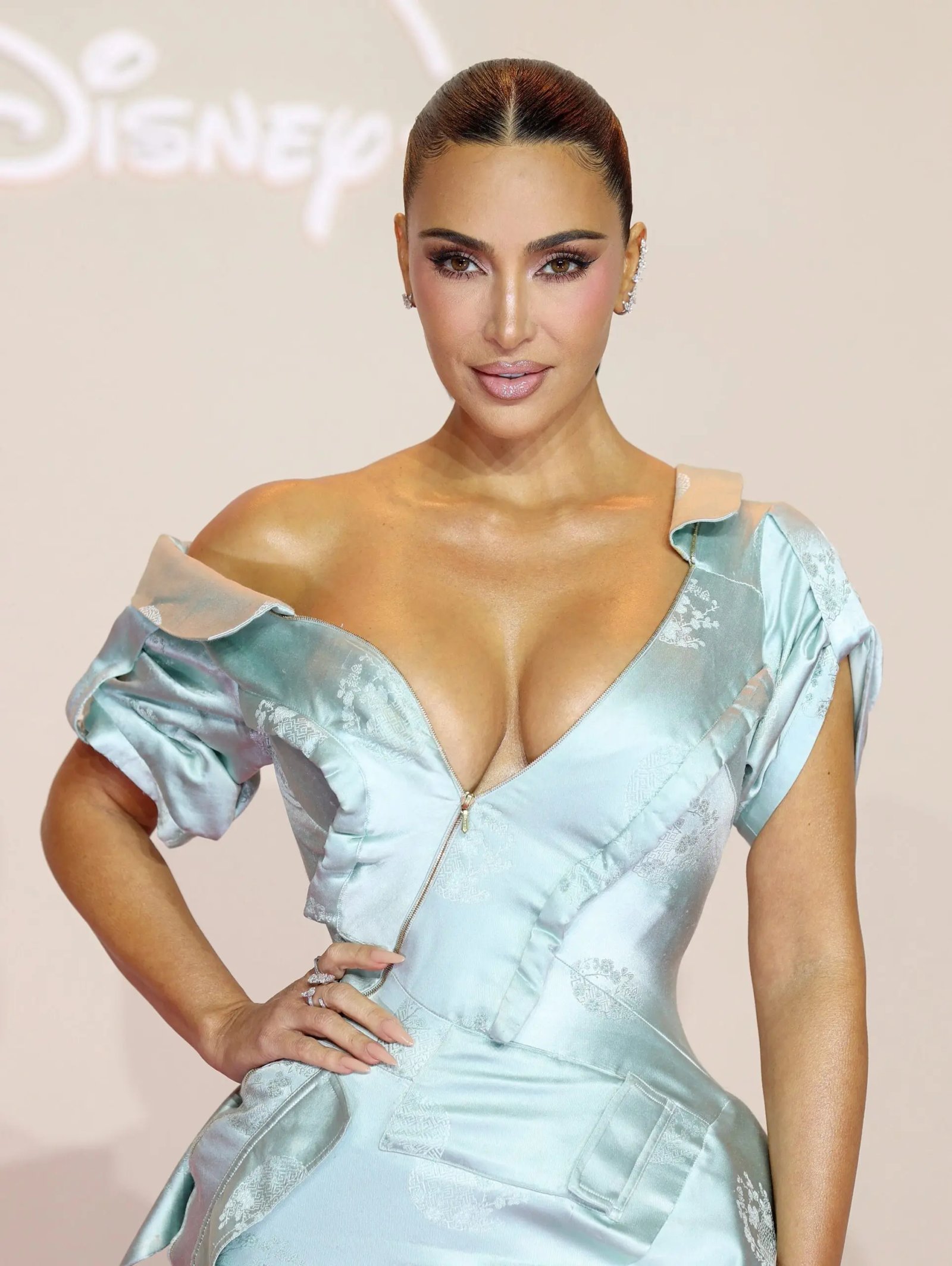 Kim Kardashian at the All's Fair Disney+ premiere in Paris