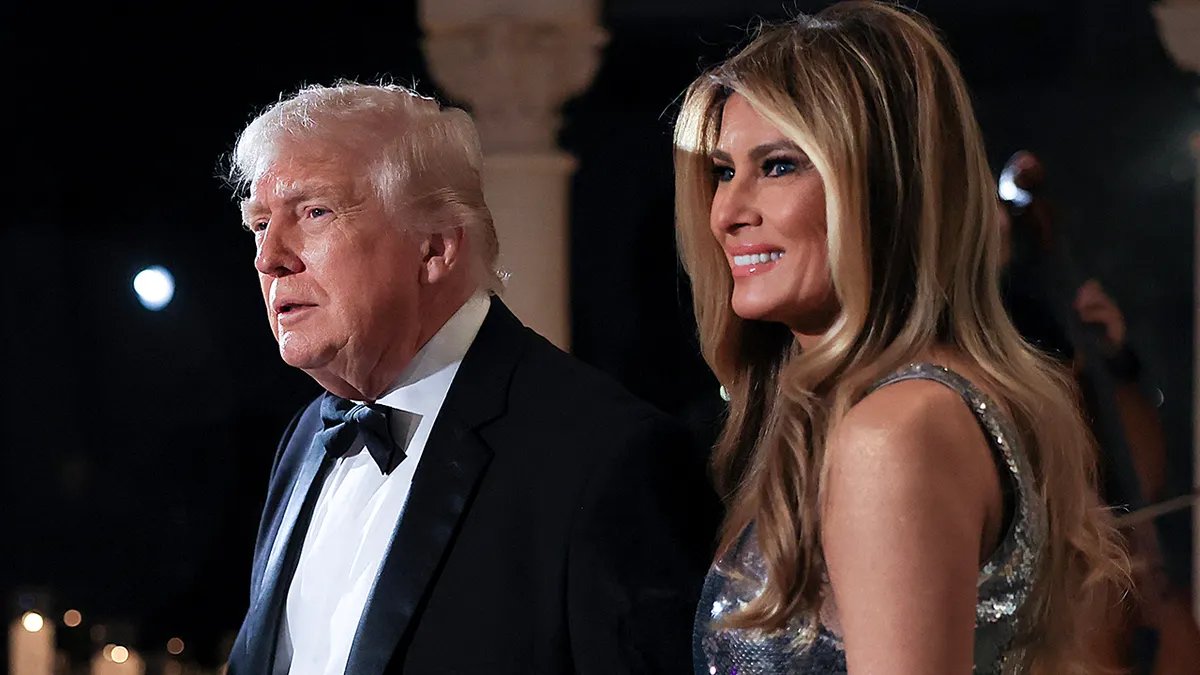 President Donald Trump and First Lady Melania Trump