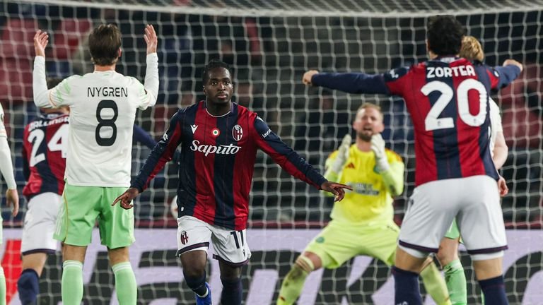 Jonathan Rowe equalized for Bologna