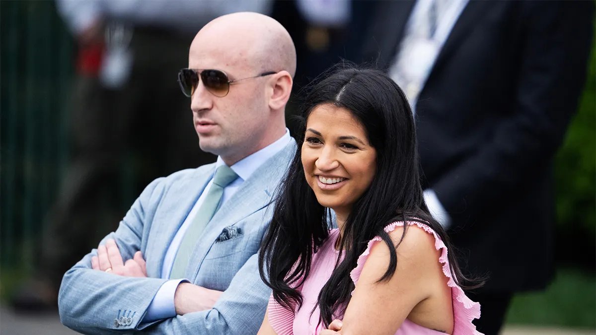 Stephen Miller and Katie Miller