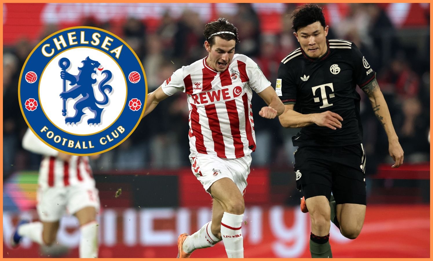 Kim Min Jae in Bayern's match against FC Köln