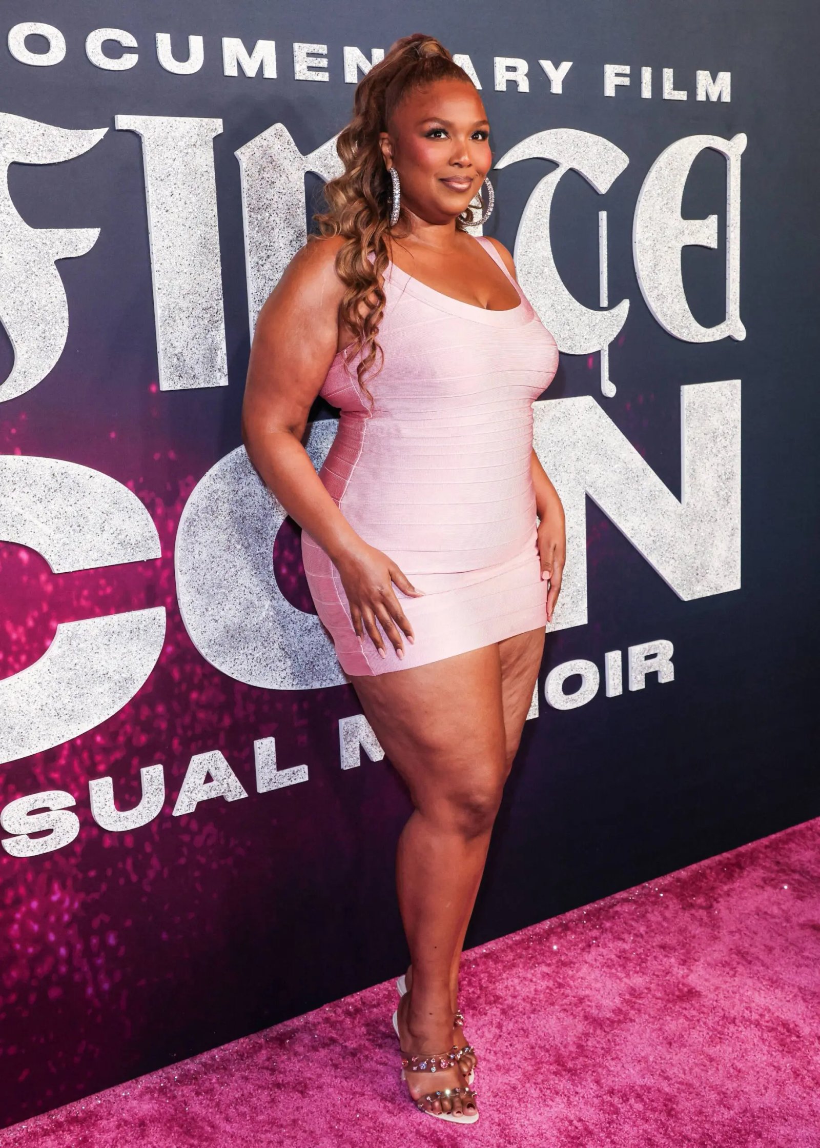 Lizzo at the world premiere of Infinite Icon: A Visual Memoir in Los Angeles