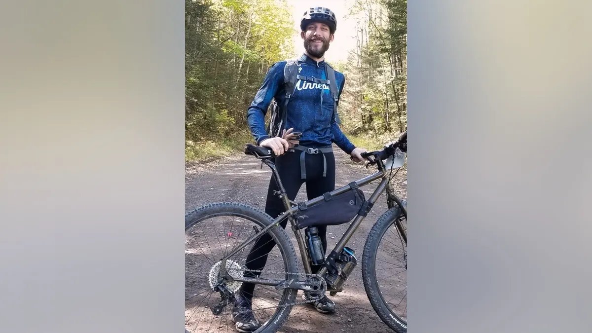 Alex J. Pretti in cycling gear.